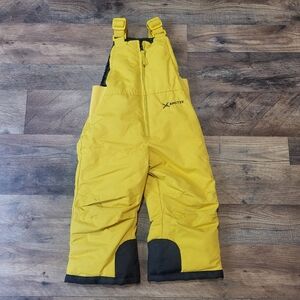 Arctix Kid's Yellow Insulated Snow Bib Overalls Size 2T